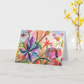 Orchideeën Kaart (Gele Bloem)