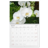 Orchideeën-kalender van 12 maanden kalender (Mar 2027)