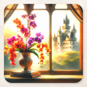 Orchideeën Kartonnen Onderzetters