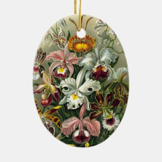  orchideeën keramisch ornament (Achterkant)