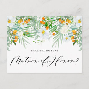 Orchideeën & Kumquats Wil je mijn getuige zijn? Briefkaart