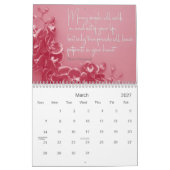 Orchideeën met een leven lang wandkalender kalender (Mar 2027)