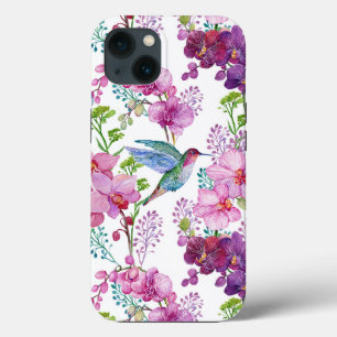 Orchideeën met kolibrie  Case-Mate iPhone case