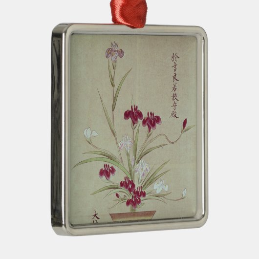 Orchideeën Metalen Ornament (Rechts)