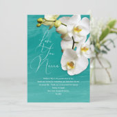 Orchideeën Moederdag Dankjewel Berichtkaart Kaart (Staand voorkant)