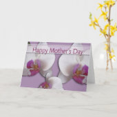 Orchideeën Moederdag Kaart (Gele Bloem)
