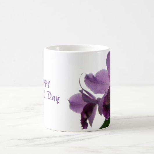 Orchideeën/ Moederdag—Mok op jaarbasis Koffiemok (Center)