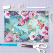 ORCHIDEEËN mooi bloemendecoupage papier (Craft)