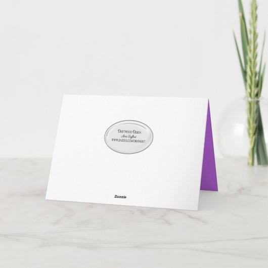 orchideeën op witte handdoeken met zeester Name Da Kaart (Achterkant)