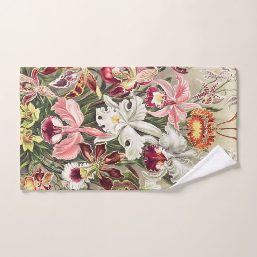 Orchideeën, Orchideae Denusblumen, door Ernst Haec Bad Handdoek (Handdoek)