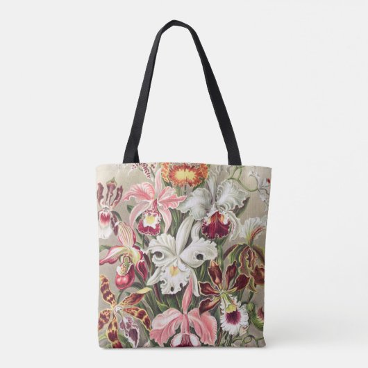 Orchideeën, Orchideae Denusblumen, door Ernst Haec Tote Bag (Achterkant)