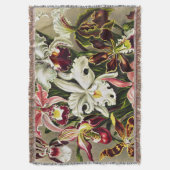 Orchideeën, Orchideae Denusblumen Ernst Haeckel Deken (Voorkant Verticaal)