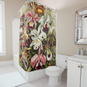 Orchideeën, Orchideae Denusblumen Ernst Haeckel Douchegordijn (In situ)