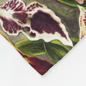 Orchideeën, Orchideae Denusblumen Ernst Haeckel Fleece Deken (Hoek)
