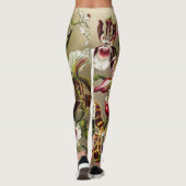 Orchideeën, Orchideae Denusblumen Ernst Haeckel Leggings (Achterkant)
