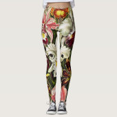 Orchideeën, Orchideae Denusblumen Ernst Haeckel Leggings (Voorkant)