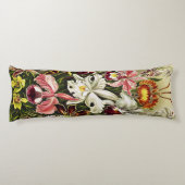 Orchideeën, Orchideae Denusblumen Ernst Haeckel Lichaamskussen (Achterkant)