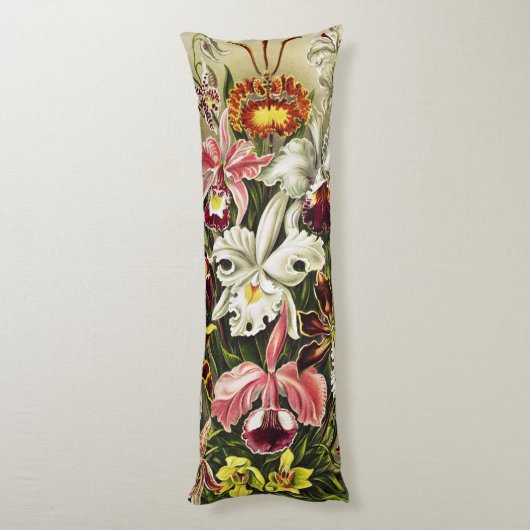 Orchideeën, Orchideae Denusblumen Ernst Haeckel Lichaamskussen (Achterkant (Verticaal))
