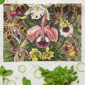 Orchideeën, Orchideae Denusblumen Ernst Haeckel Theedoek (Gevouwen)