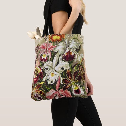 Orchideeën, Orchideae Denusblumen Ernst Haeckel Tote Bag (Dichtbij)