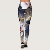 Orchideeën patroon leggings (Achterkant)