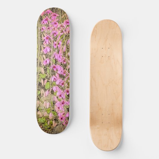 Orchideeën Persoonlijk Skateboard (Voorkant)