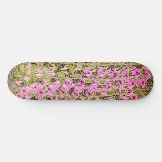 Orchideeën Persoonlijk Skateboard (Horizontaal)