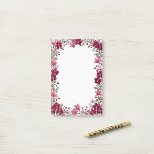 Orchideeën Post-it® Notes (Op bureau)