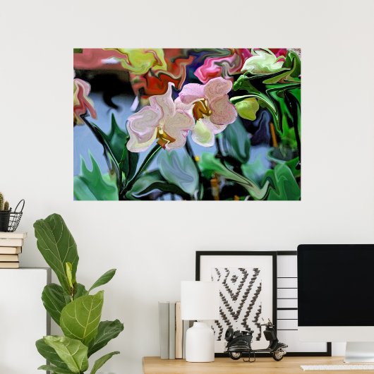 Orchideeën Poster (Thuiskantoor)