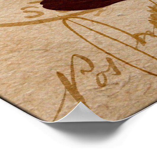 Orchideeën Poster (Hoek)