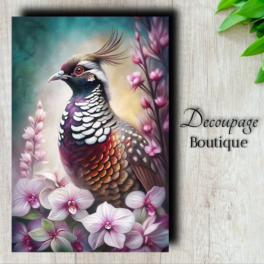 Orchideeën Prins Decoupage Tissuepapier