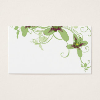 Orchideeën profielkaart visitekaartje