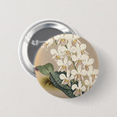 Orchideeën Ronde Button 5,7 Cm (Voorkant /achterkant)