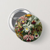 orchideeën ronde button 5,7 cm (Voorkant /achterkant)