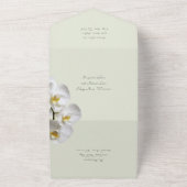 Orchideeën Special Birthday Party All In One Uitnodiging (Buitenkant)