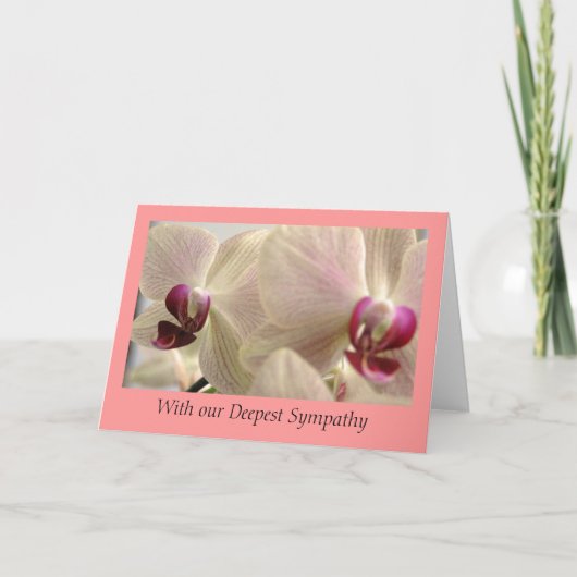 Orchideeën Sympathcard Kaart (Voorkant)