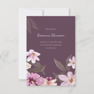 Orchideeën Sympathie Hartelijk dank Bedankkaart