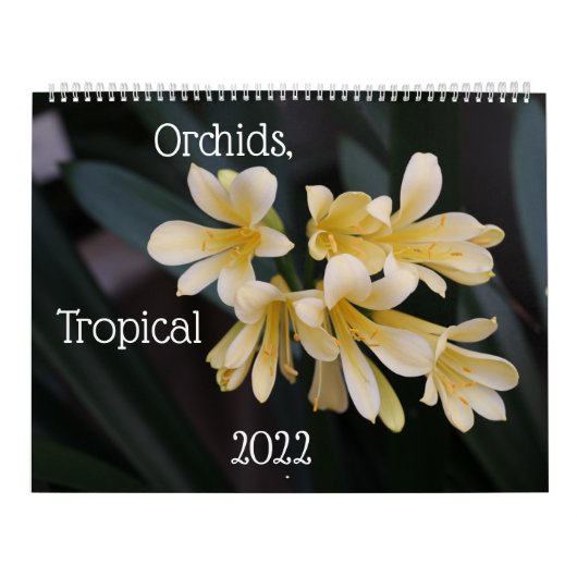 Orchideeën, tropische Planten Agenda 2022 Kalender (Hoes)