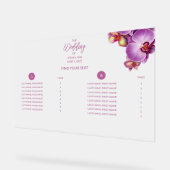 Orchideeën Trouwacryl Zitting Grafiek Acryl Bord (Hoek)