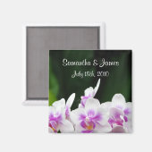 Orchideeën Trouwmagneet Magneet (Voorkant / Achterkant)