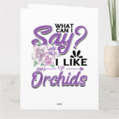 Orchideeën Tuinieren Kaart (Achterkant)