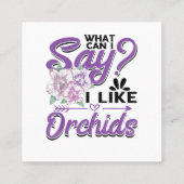 Orchideeën Tuinieren Klantenkaartje (Achterkant)