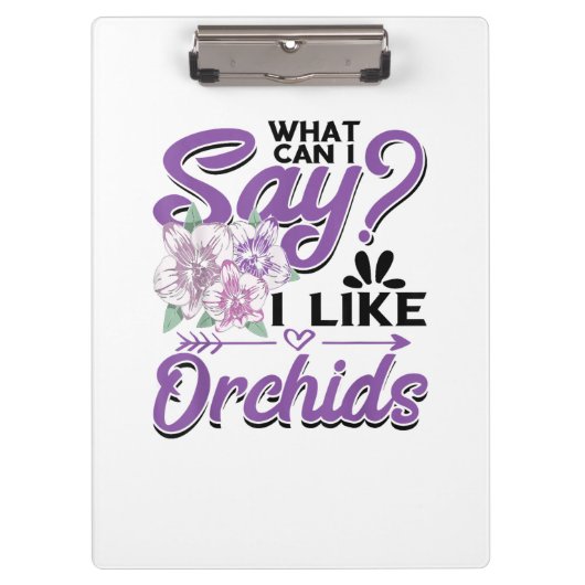 Orchideeën Tuinieren Klembord (Voorkant)