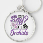 Orchideeën tuinieren sleutelhanger (Voorkant)