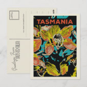 Orchideeën uit Tasmania, Australië Briefkaart (Voorkant / Achterkant)