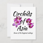 Orchideeën van Azië Aankondiging (Voorkant)