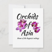 Orchideeën van Azië Aankondiging (Achterkant)
