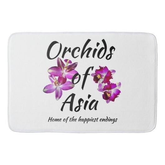 Orchideeën van Azië Badmat (Voorkant)