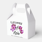 Orchideeën van Azië Bedankdoosjes (Achterkant)