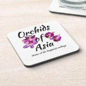Orchideeën van Azië Bier Onderzetter (Linkerzijde)
